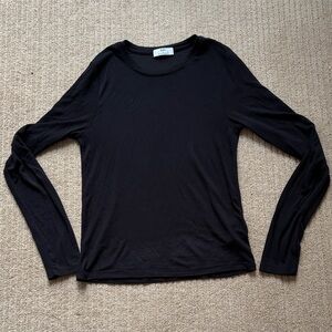 Knix Modal Rib Long Sleeve, Black, M